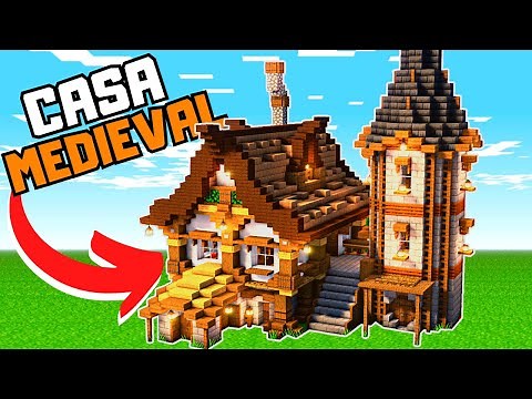 Como HACER una Casa MEDIEVAL perfecta para survival/ Tutorial paso a paso.
