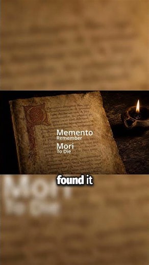 What "Memento Mori" Actually Translates To (Latin Etymology) #mementomori #stoicism