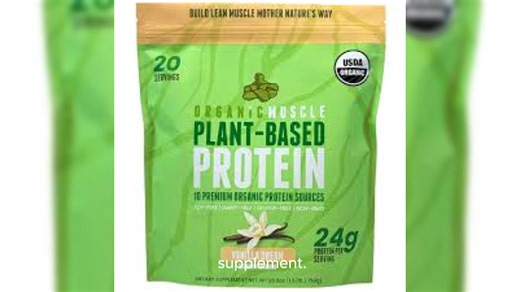 Pea & Hemp Protein Blend, Mixed Plant-Based Protei