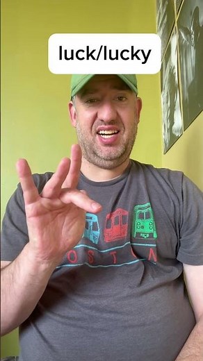ASL sign for luck / lucky / Learn ASL