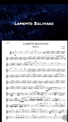 Lamento Boliviano: Partitura para Banda Marcial