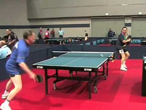 Dragutin Surbek (European Champion) u v a Table Tennis Veterans WC Bremen 2006 a.o.