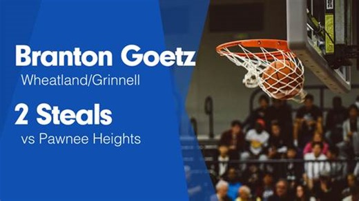 Branton Goetz Game Report: vs Western Plains