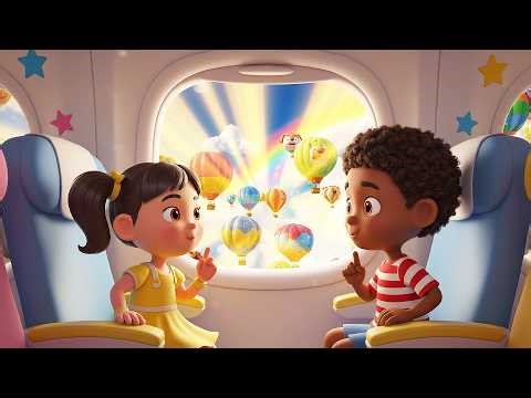 Airplane Song for Kids ✈️ | Airplane in Sky Flight | Nursery Rhymes & Baby Songs