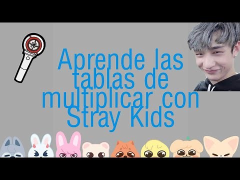 Aprende las tablas de multiplicar con Stray Kids 2/2