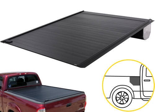 RetraxPRO MX Hard Tonneau Cover - Retractable - Aluminum - Matte Black Retrax Tonneau Cover RT80752