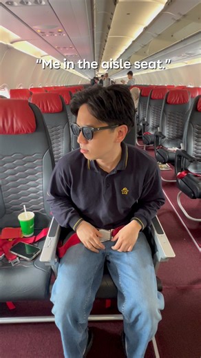 Window seat or aisle seat? Choose your fighter ✈️ #FlyAirAsia | Fly AirAsia
