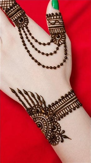 mehndi design simple back hand | new mehndi design | latest stylish Mehndi Design | mehndi