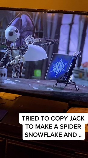 Jack Skellington Paper Spider Craft Tutorial