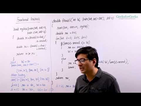 6 Fractional Knapsack in C++