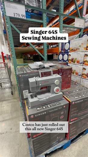Cozy Nests on Instagram: "🧵✨Calling all DIY lovers—Costco just dropped the SINGER 64S Heavy Duty Sewing Machine and it’s packed with features! • 💪 Enhanced piercing power for thick fabric layers • 🧱 Heavy-duty metal frame for lasting durability • 🧵 32 built-in stitches with 110 stitch applications • 📏 Bonus extension table for larger projects • 🪡 Automatic needle threader for quick setup • 🔘 1-step buttonhole feature for clean, consistent results • 🎁 Bonus accessories included! Perfect f