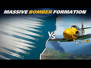Bf-109k4 Vs Massive B-17 Flying Fortress + P-47 Escort | Digital Combat Simulator | DCS | WWII |