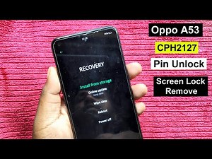 Oppo A53 CPH2127 Factory Reset | Oppo CPH2127 Pin Unlock/Screen Lock Remove Without Pc 2022