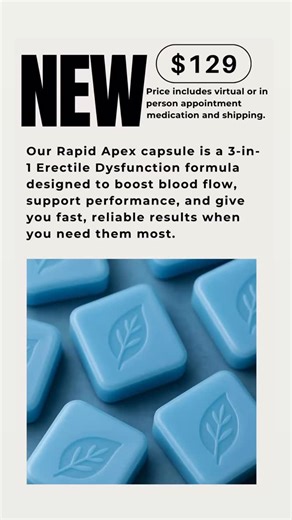 Excited about our newest treatment we are offering for the men! Rapid...