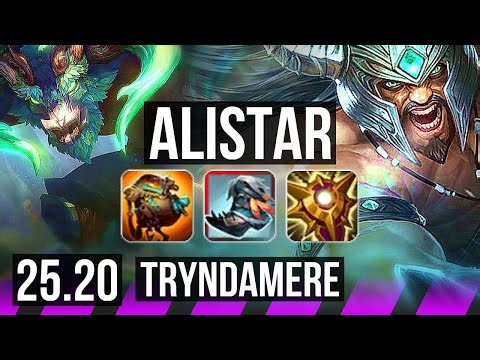 ALISTAR & Xayah vs TRYNDAMERE & Kai'Sa (SUP) | KR Diamond | 25.20