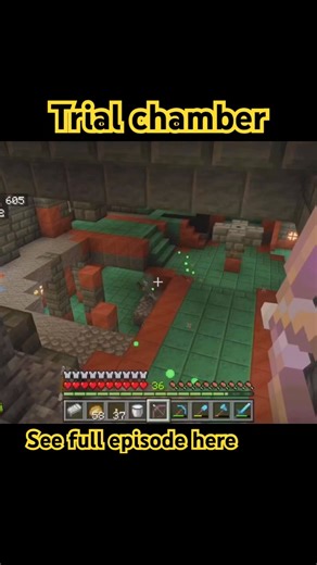 Trial chamber start #minecraft