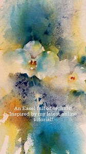 50 reactions | A collection of orchid paintings on my easel inspired by my latest online tutorial. Joi | Jean Haines Watercolours | Facebook
