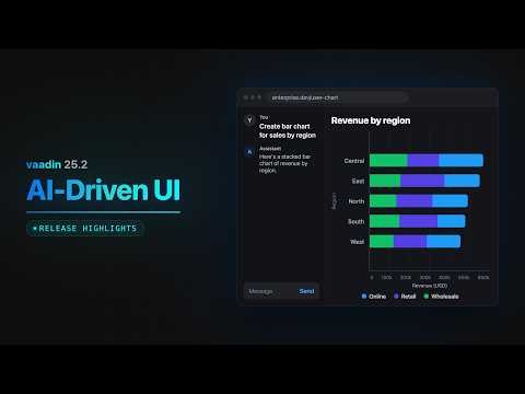Vaadin 25.2 Release Highlights: End-User AI-driven UI & Native Browser APIs