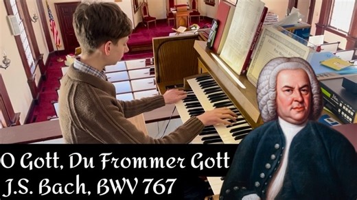 “O Gott, Du Frommer Gott, partita IV” my favorite manual-only organ piece! (J.S. Bach) #pipeorgan #organ #bach #baroque | Izaak Atlas Schwartz - Musician