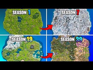 Fortnite Map Evolution! (Chapter 1 - Chapter 7)