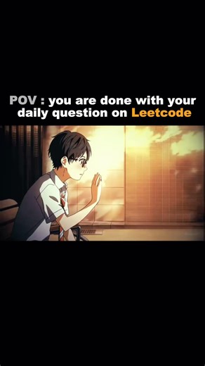POV: You finished your daily LeetCode question… and then silence 💀