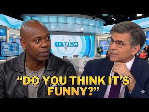 Dave Chappelle Calls Out George Stephanopoulos LIVE Good Morning America After Heated Confrontation