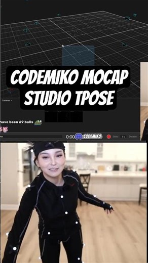 First TPose In New Mocap Studio | #codemiko on #twitch