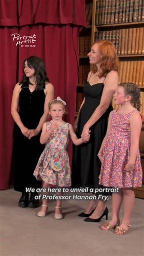 Sky Arts Artist Of The Year on Instagram: "From studio sketches to the Royal Society walls. Chloe’s winning commission of Professor Hannah Fry is about to meet the world. #PAOTY"