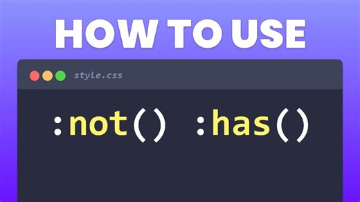 CSS - 如何使用CSS中的:has()和:not()_哔哩哔哩_bilibili