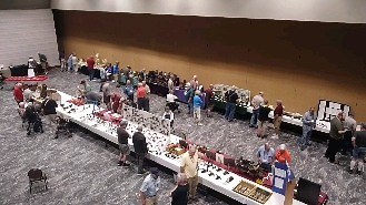 Displays at the MW TCA National conference in Middleton wisconsin. Tool sales will open up in about an hour. | Wood By Wright