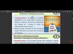 Entrepreneurship unit one part 1//freshman course entrepreneurship