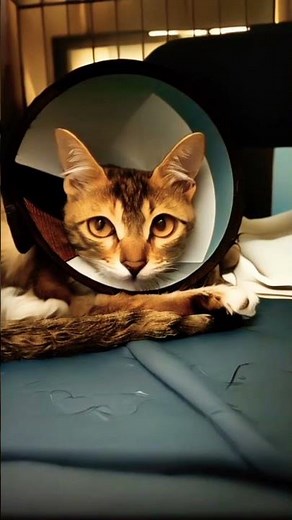 A cat transformed into a robotic cat watch the amazing animation