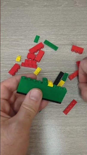 Red, Green, Yellow Star… Which Country? LEGO Flag #shorts
