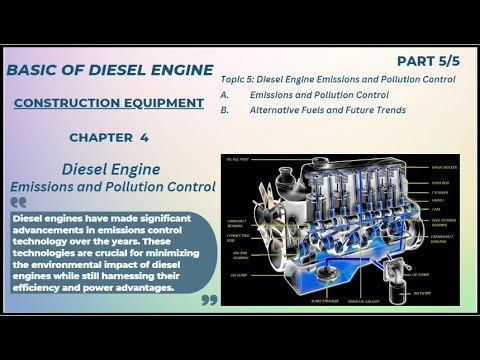 DIESEL ENGINE I Emissions and Pollution Control I Alternative Fuels and Future Trends