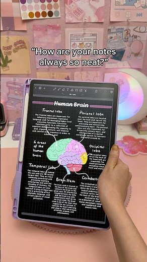 my Samsung tablet secret 🤭💕 digital note taking | Penly android app | galaxy tab S9+ | study notes