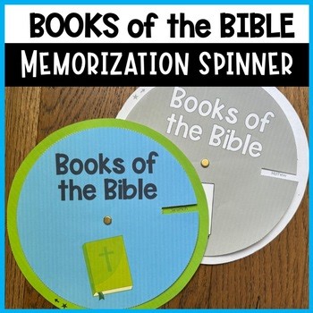 Books of the Bible Printable | Memorization Spinner Activity