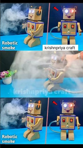 How to Make Robotic Smoke Machine at Home | Mini DC Motor Fog Machine | Science Exhibition Project