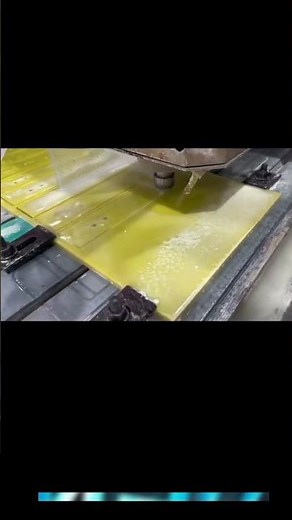 G-10 (FR-4 Grade) ; Cutting Process,fiber glass material for switch plate. #bobbin #machine