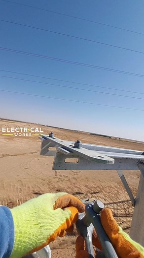 Working on height 😳😳 #electrician #electricalworkers | Electrical Works