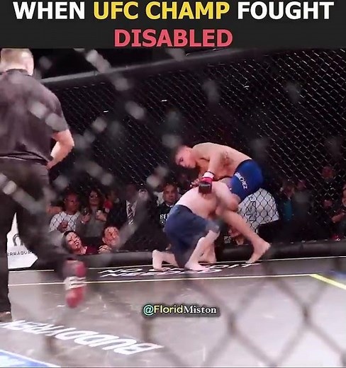 When UFC Champion Fought A Disabled Man