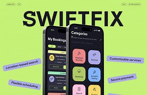 SwiftFix. Home Maintenance Service App. Case Study. - Anna Zavatska