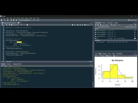R Tutorial: Producing, and combining, histograms and density plots in R
