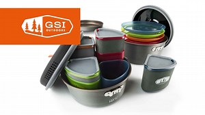GSI Outdoors Glacier Stainless 3 cup Coffee Percolator with Silicone Handle
