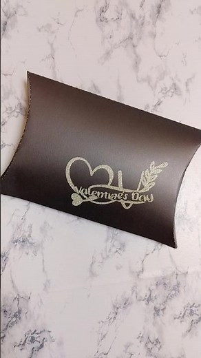 バレンタインギフトBOX作ってみた #カッティングマシン #スキャンカット #ハンドメイド