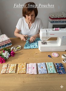 26K views · 162 reactions | Handmade fabric snap pouch, carefully sewn with love 淋✨ Perfect for cards, coins, and small essentials  Each piece is unique, made with attention to every detail  A timeless handmade accessory inspired by the Etsy aesthetic 懶 #handmade #etsyhandmade #fabricwallet #snapwallet #sewinglove #slowmade #handcrafted | Knitting Hobby | Facebook