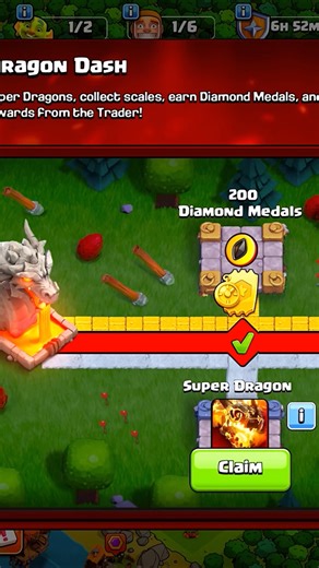 Dragon Dash Event Best Rewards! #clashofclans #trending #coc #youtubeshorts