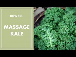 How To Wash & Massage Kale + A Simple Kale Salad Recipe