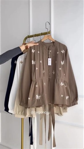 PRETTY BLOUSE • LINK DI BIO NO 770 #ootdhijabremaja #outfitideas