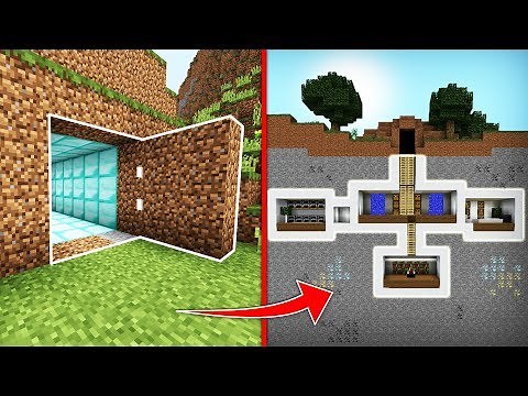 MINECRAFT HOW TO BUILD A SECRET PRO BASE VERY SIMPLE! PASSAGE 1.13!