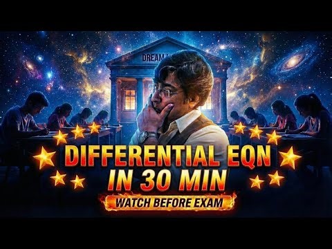 FASTEST Differential Equations 2025 | JEE Mains | GB Sir